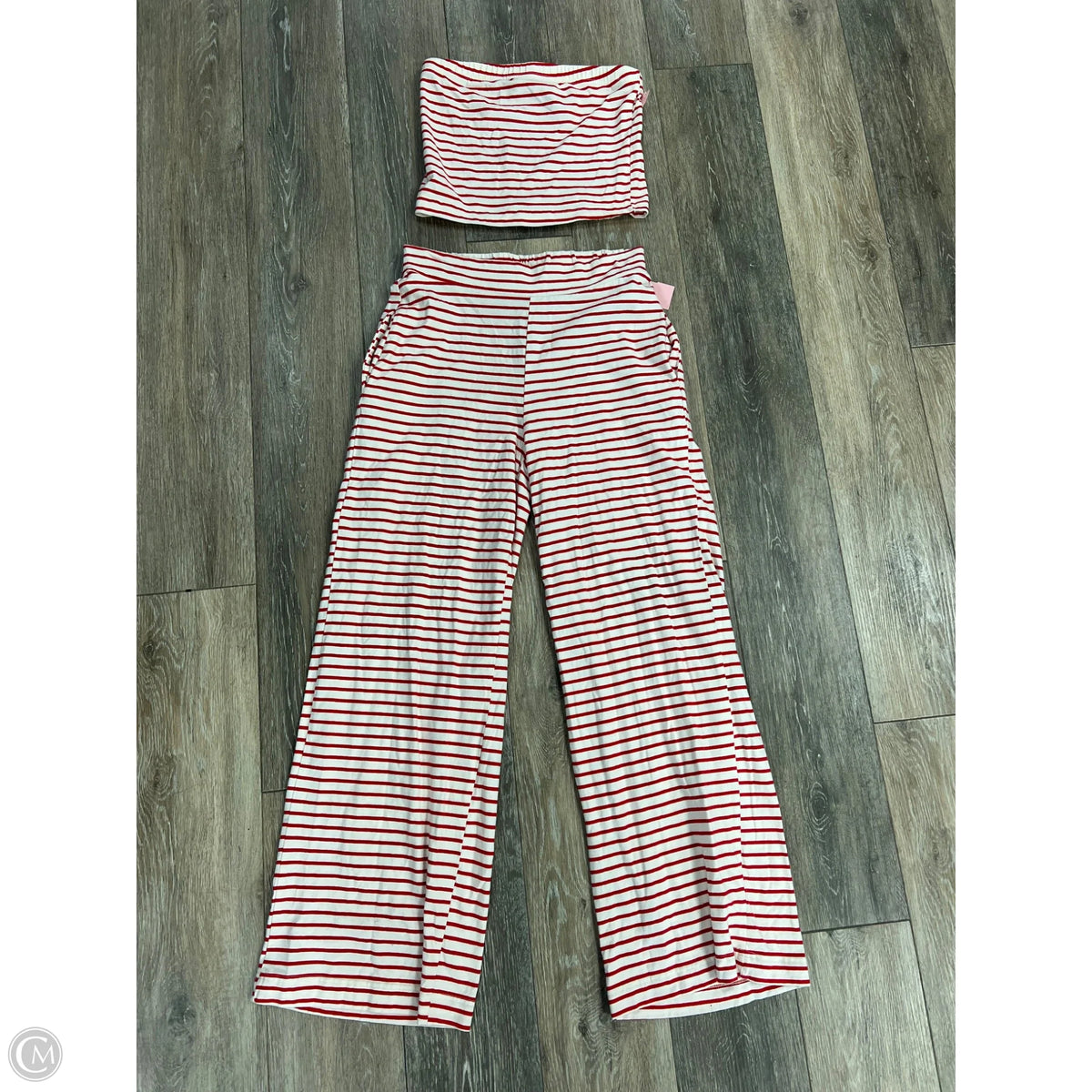Pants Set 2pc By Cmc In Striped Pattern, Size: Xs