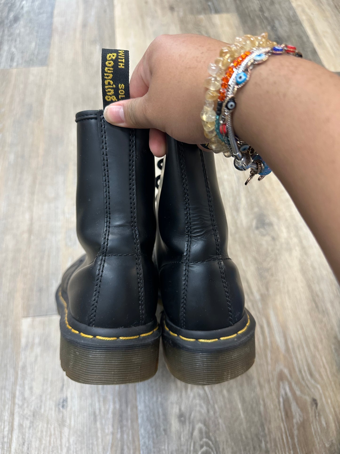 Boots Combat By Dr Martens In Black, Size: 8