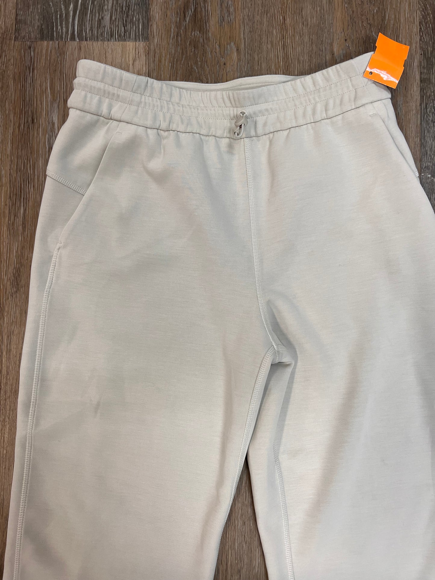 Athletic Pants By Lululemon In Cream, Size: 4 (25”L)