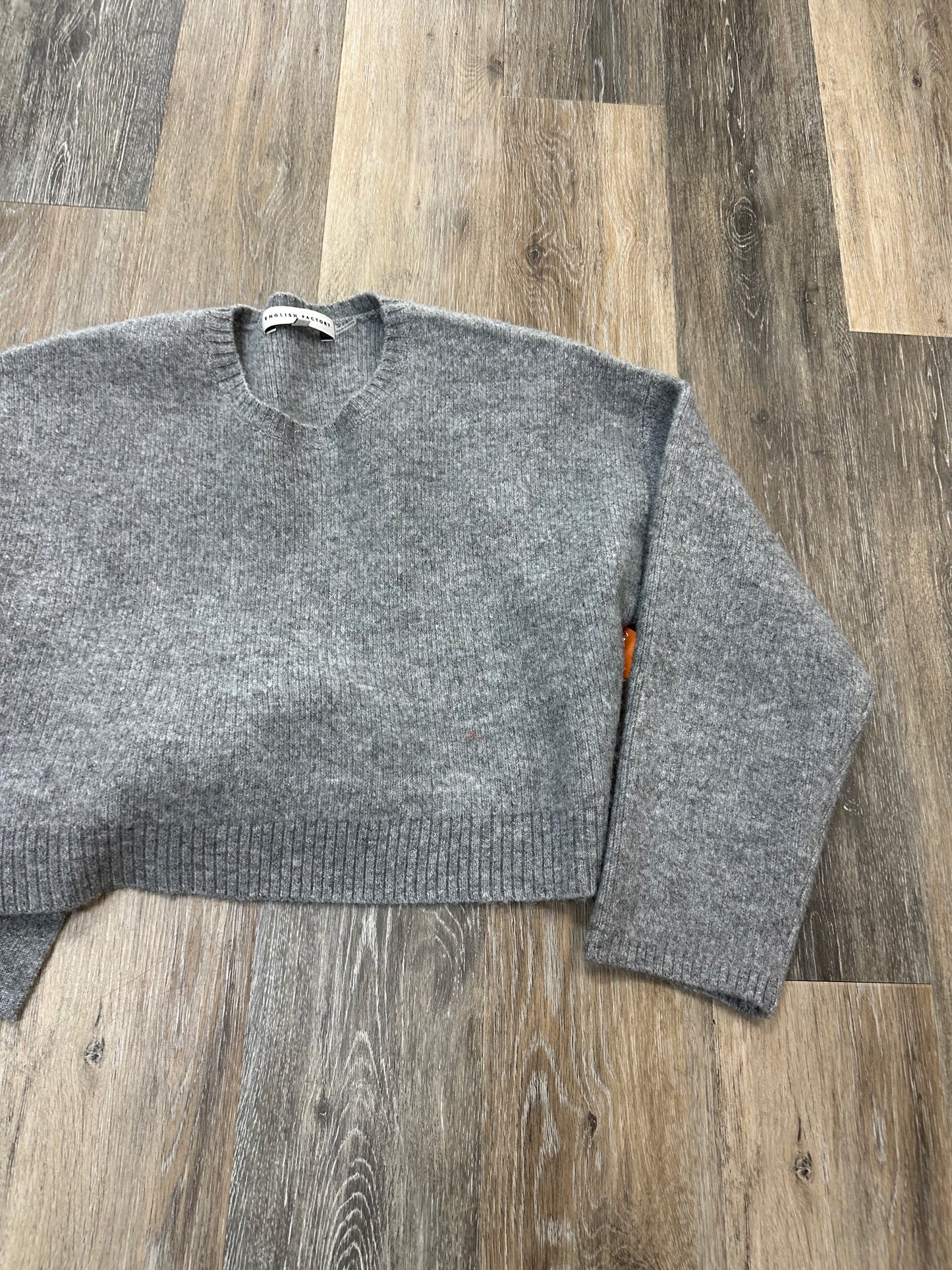 Sweater By English Factory In Grey, Size: M