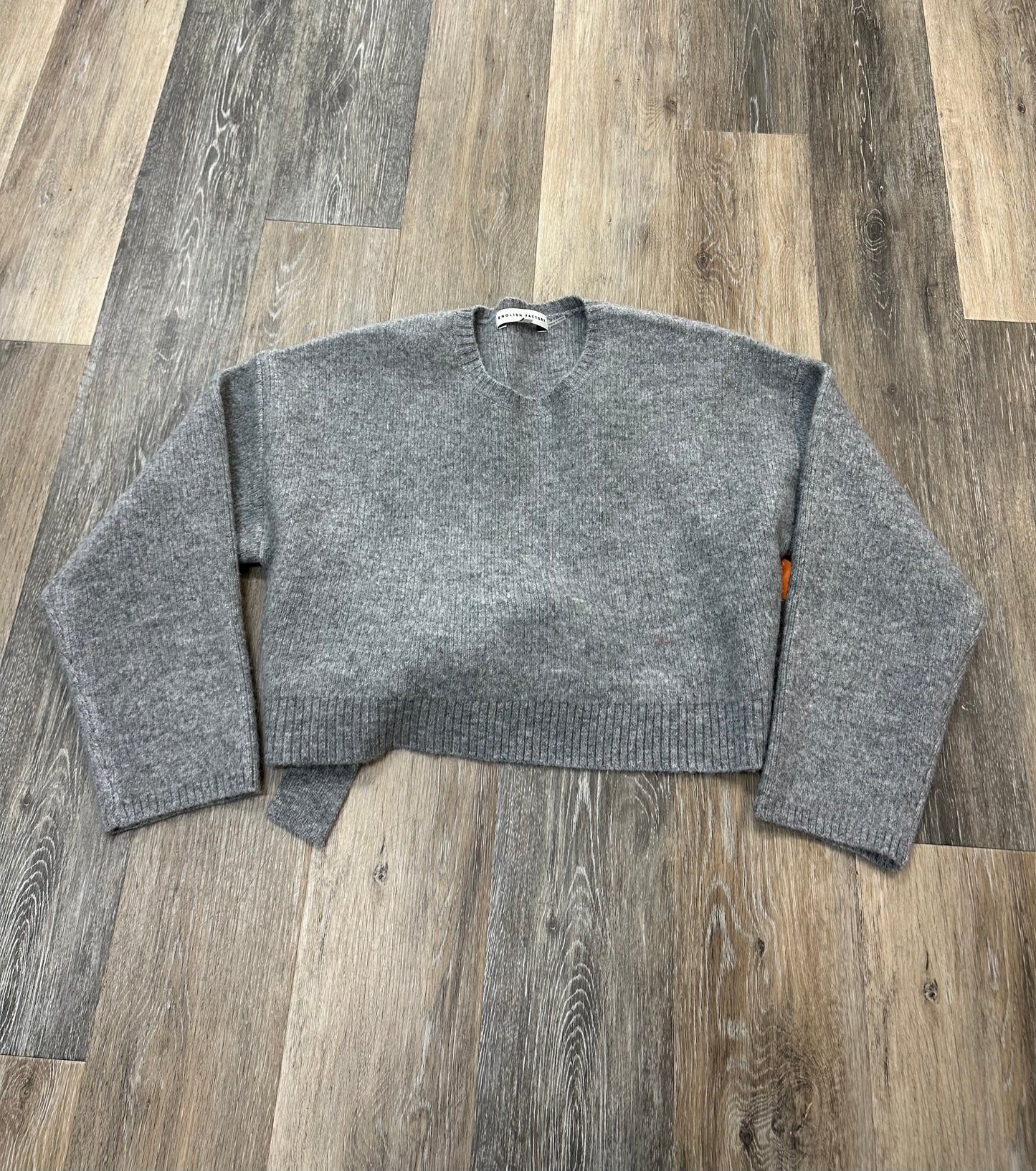 Sweater By English Factory In Grey, Size: M