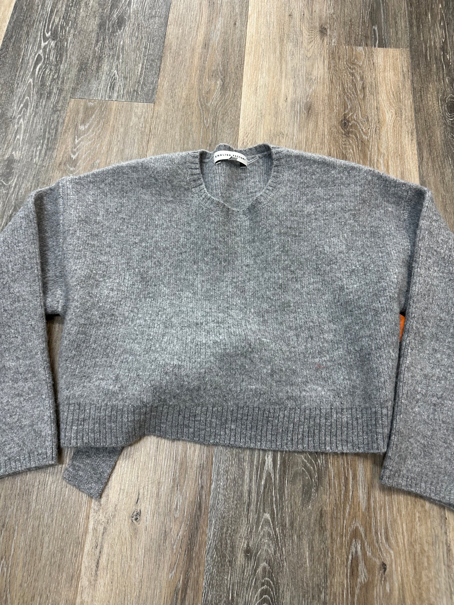 Sweater By English Factory In Grey, Size: M