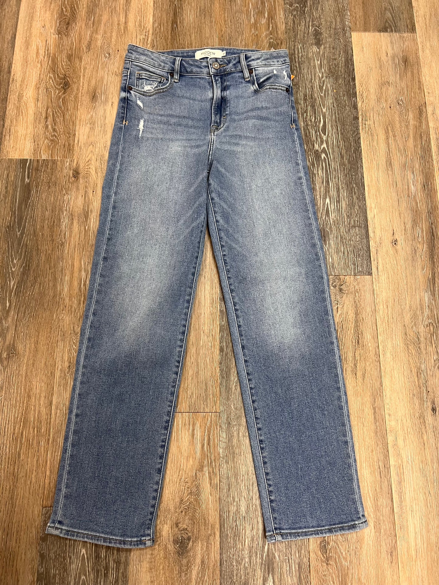 Jeans Straight By Hidden In Blue Denim, Size: 4/27