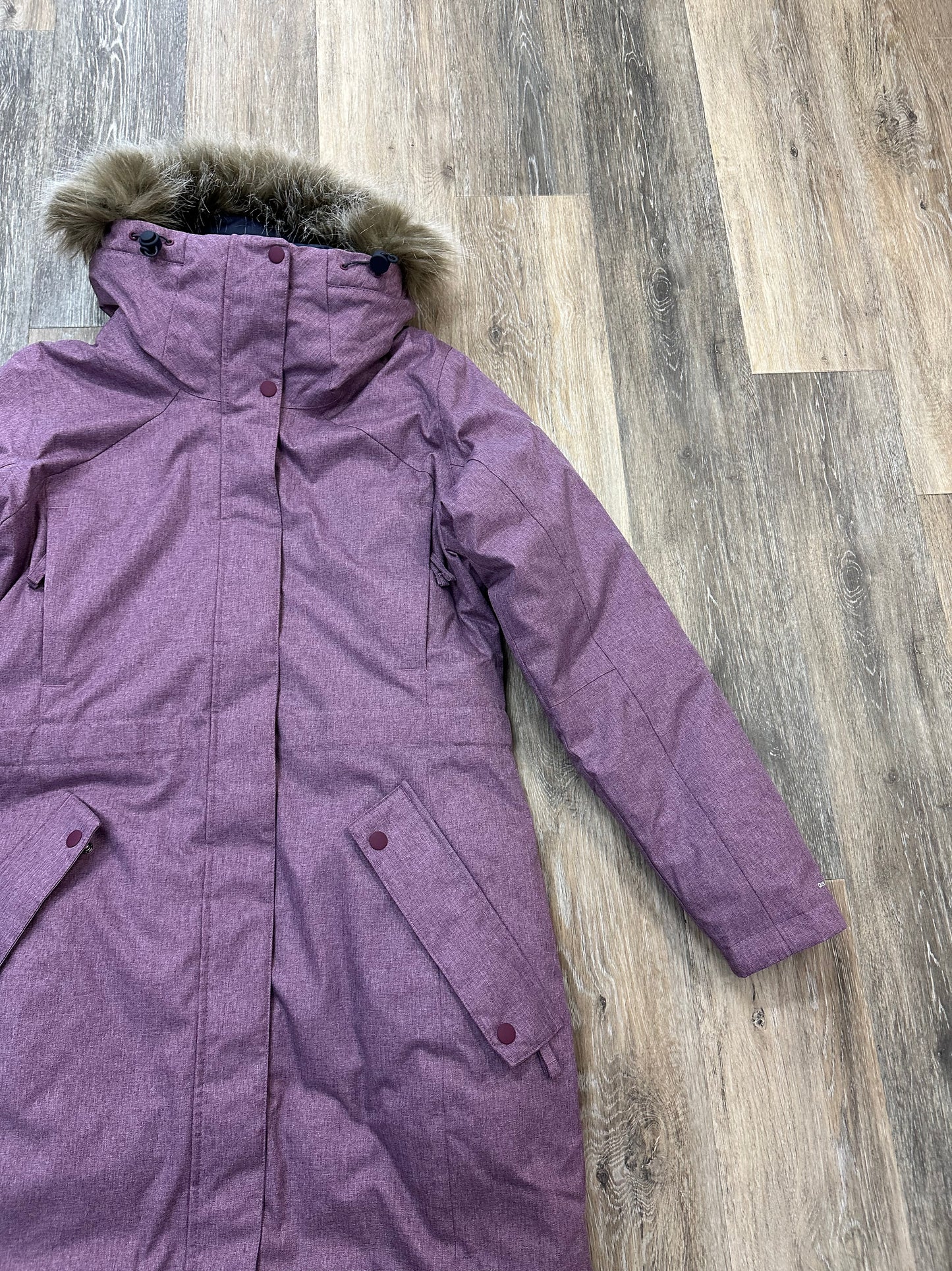 Coat Parka By Columbia In Purple, Size: M