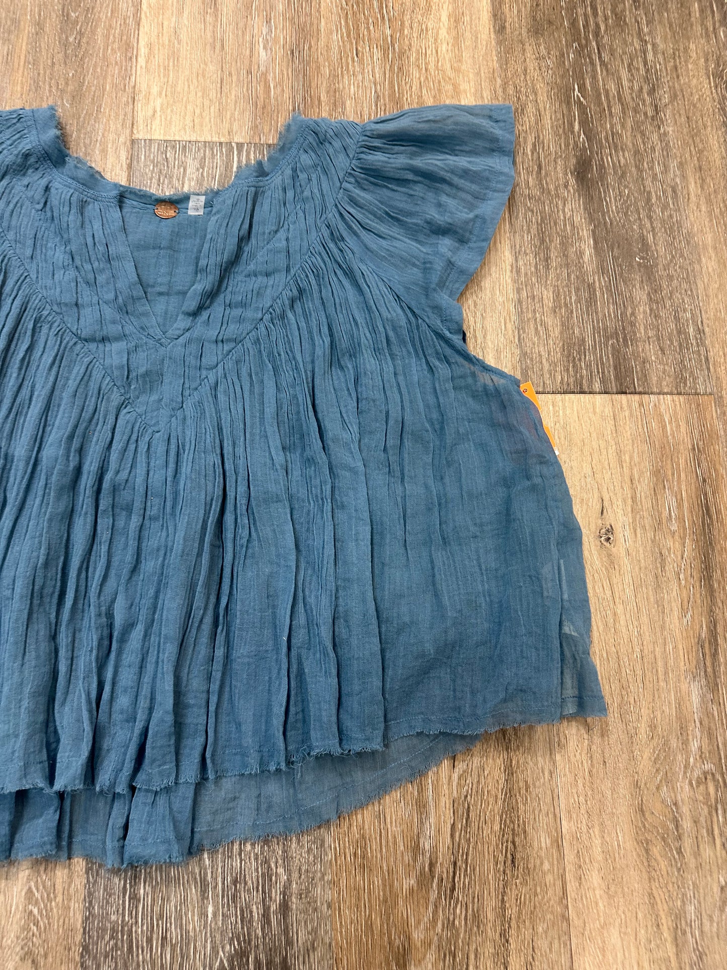 Top Sleeveless By Free People In Blue, Size: S