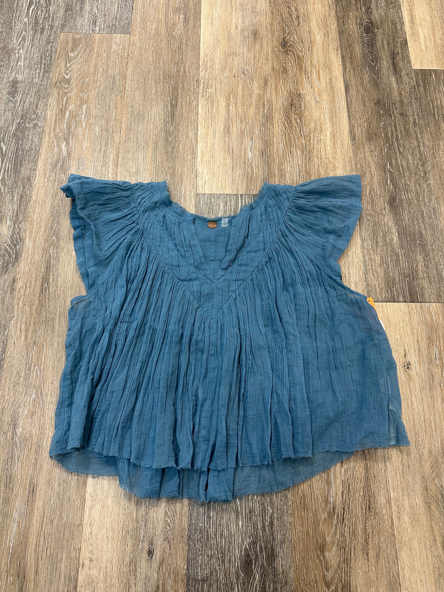 Top Sleeveless By Free People In Blue, Size: S