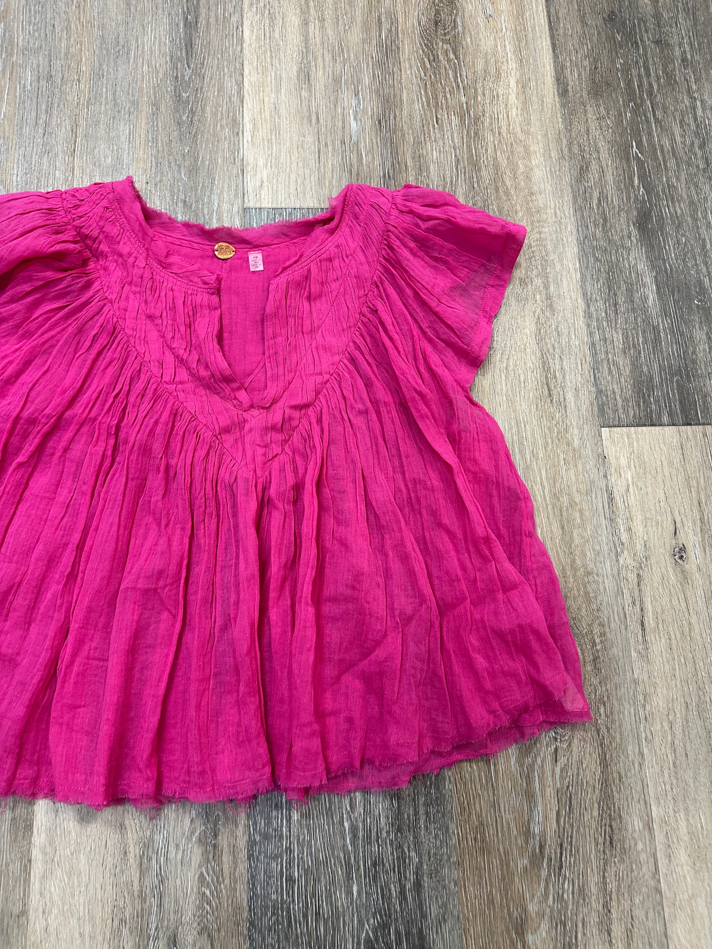 Top Sleeveless By Free People In Pink, Size: S