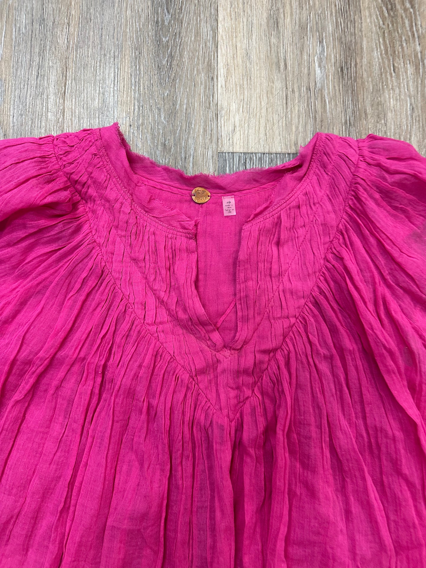 Top Sleeveless By Free People In Pink, Size: S