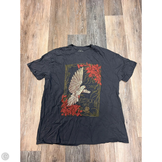 Top Short Sleeve By Abercrombie And Fitch In Grey, Size: L