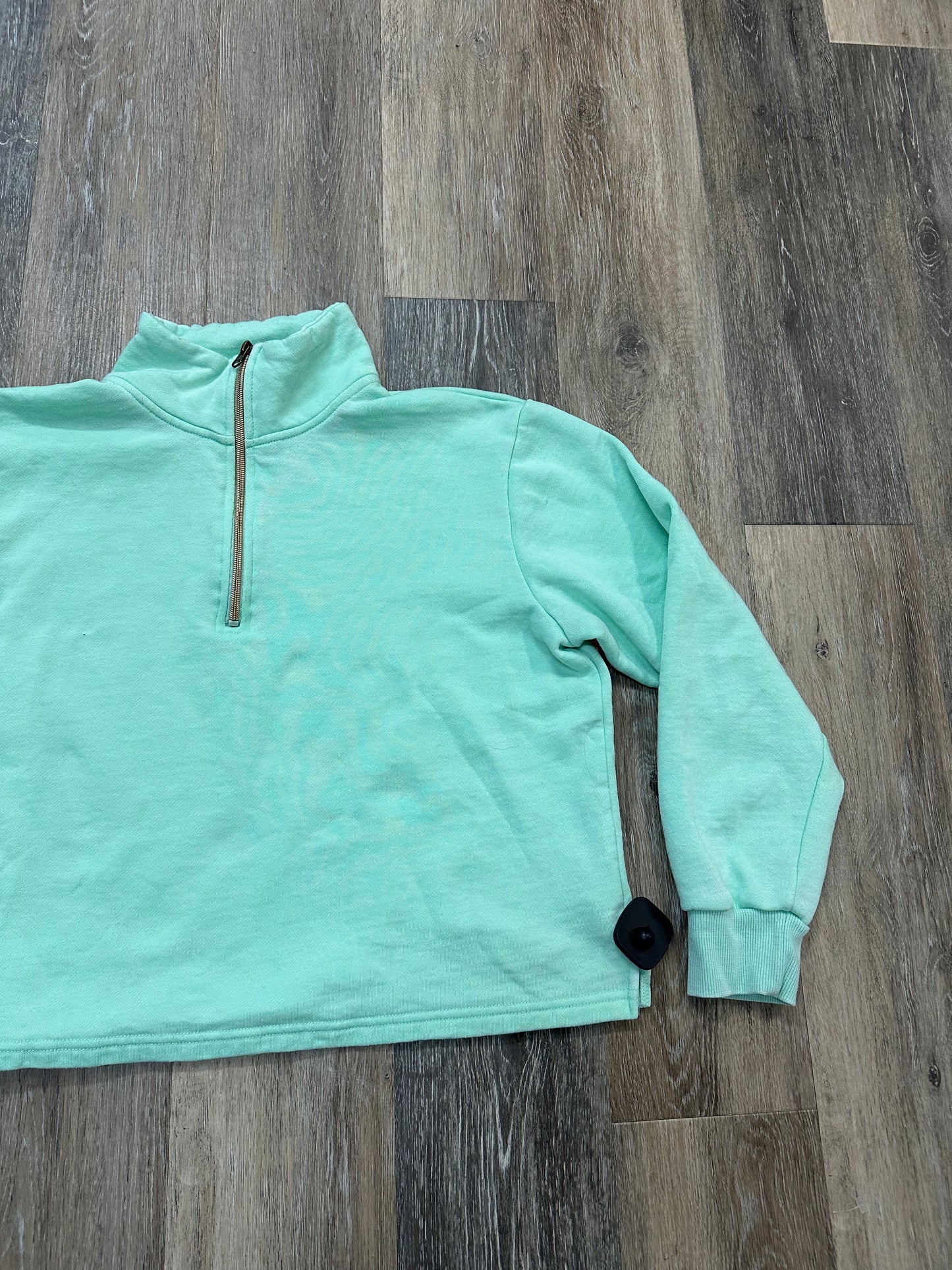 Athletic Sweatshirt Collar By Pink Lily In Green, Size: S