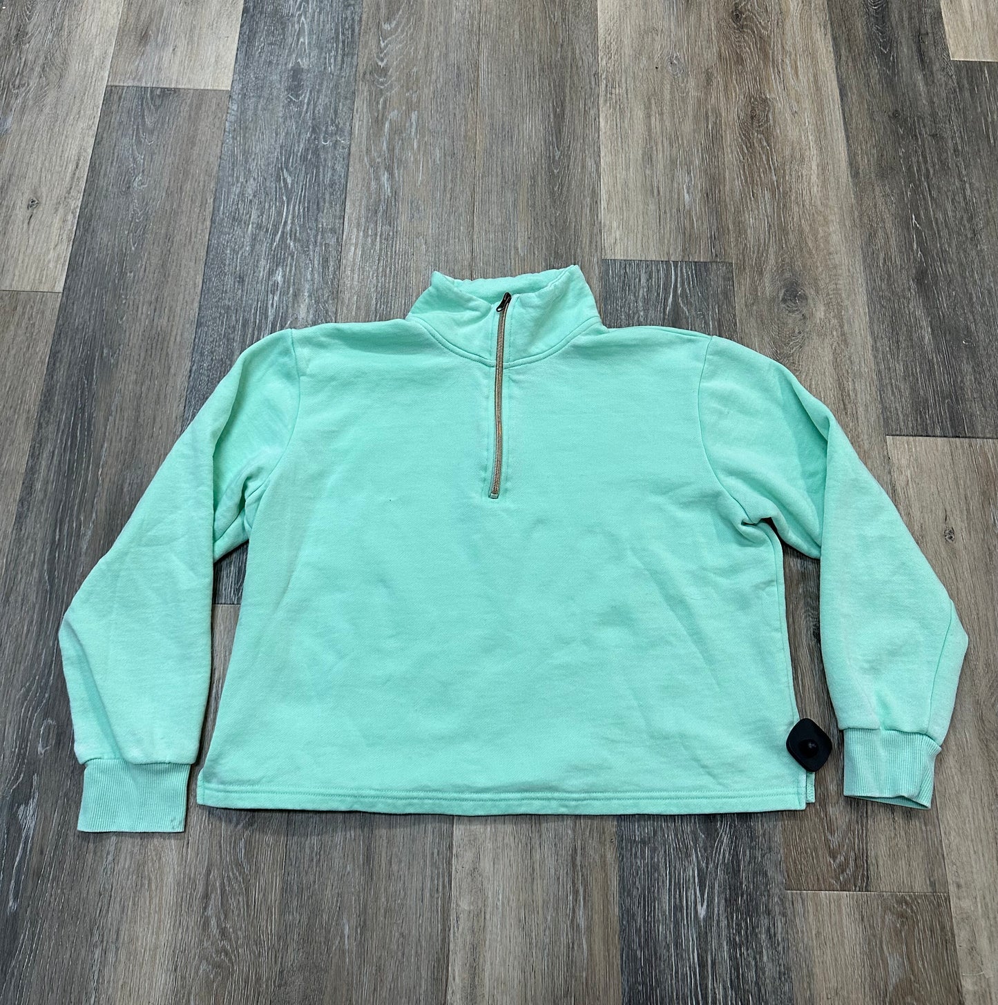 Athletic Sweatshirt Collar By Pink Lily In Green, Size: S