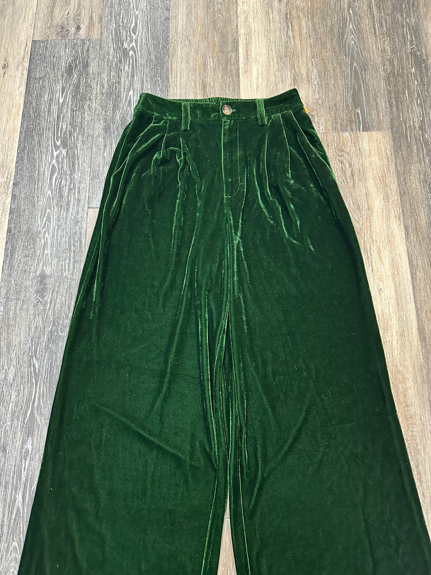 Pants Wide Leg By ACOA In Green, Size: S