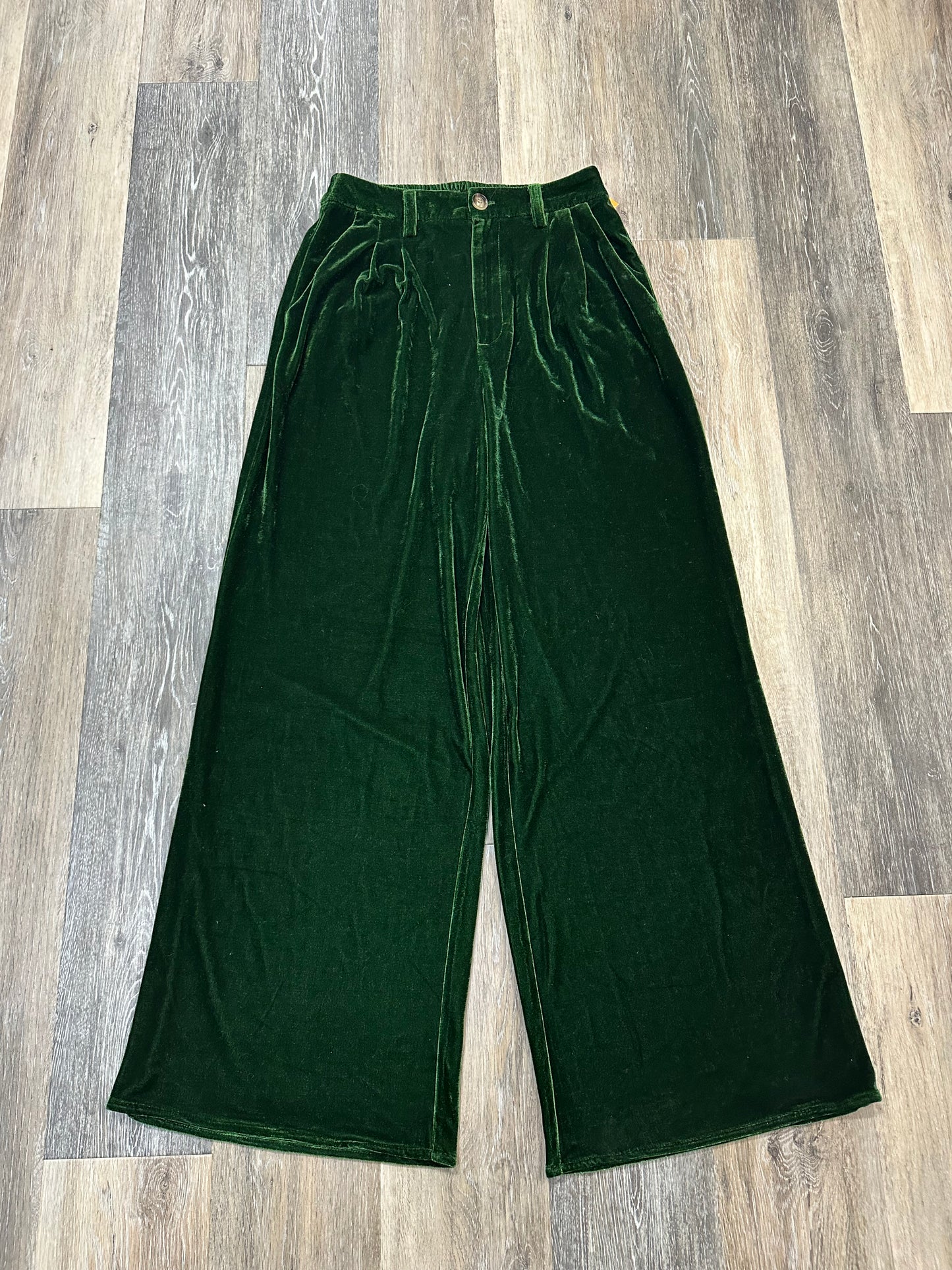 Pants Wide Leg By ACOA In Green, Size: S