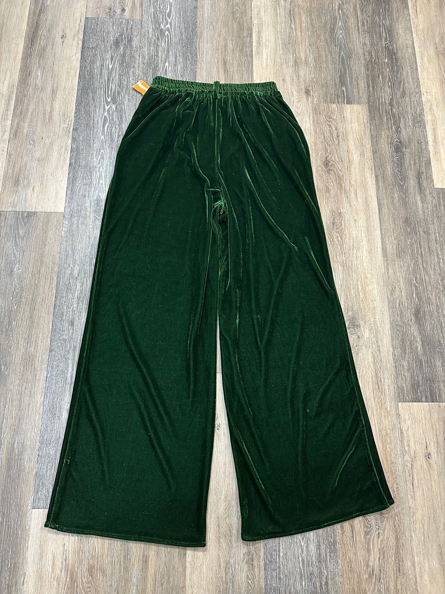 Pants Wide Leg By ACOA In Green, Size: S