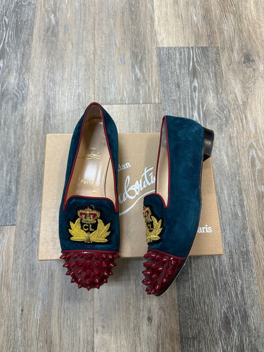 Shoes Luxury Designer By Christian Louboutin In Multi-colored, Size: 10.5