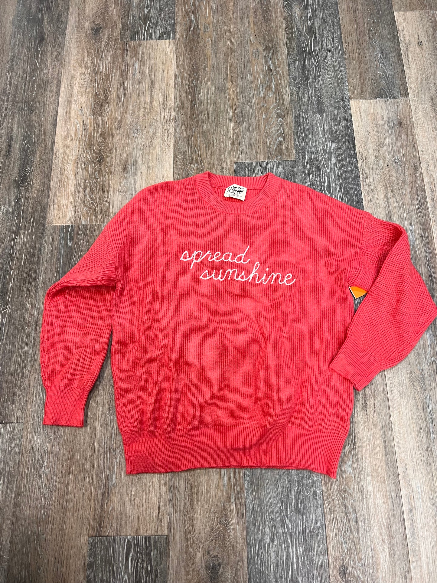 Sweater By GAMEDAY Social In Coral, Size: Xl