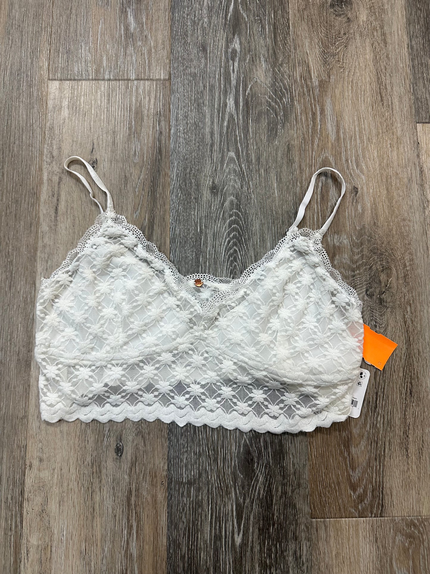 Bralette By Free People In White, Size: Xl