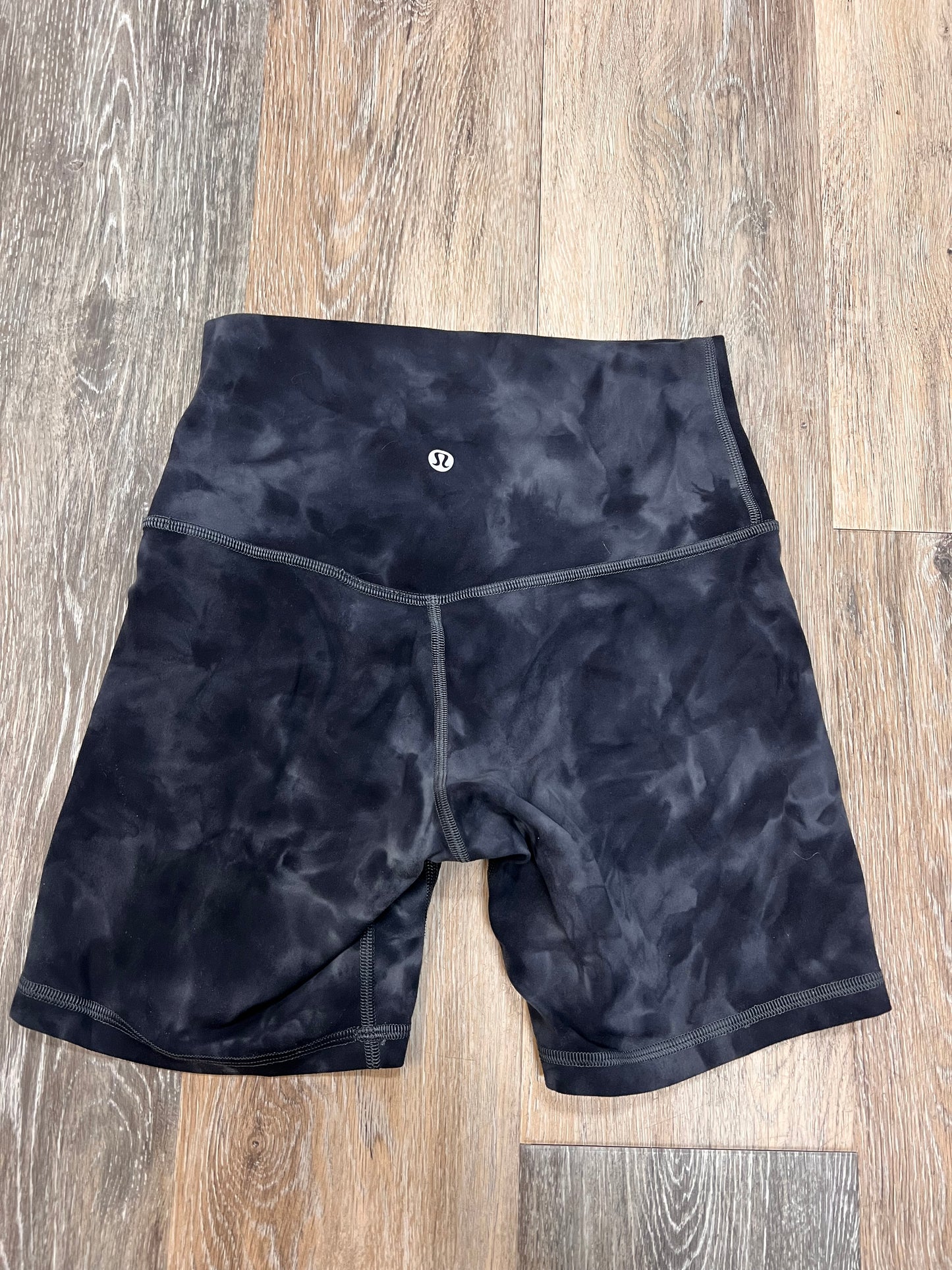 Athletic Shorts By Lululemon In Tie Dye Print, Size: 4