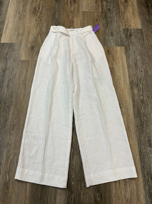 Pants Linen By Madewell In White, Size: 0