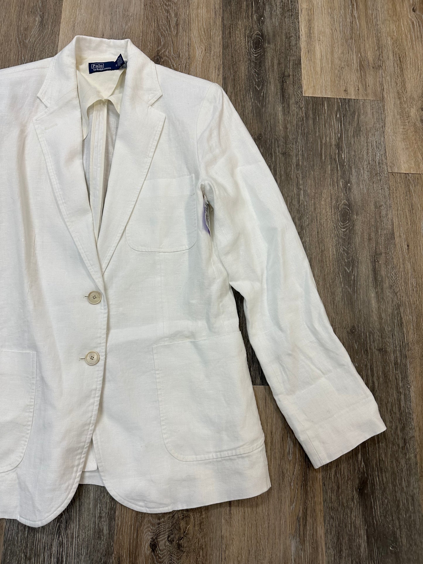 Blazer By Polo Ralph Lauren In White, Size: 12