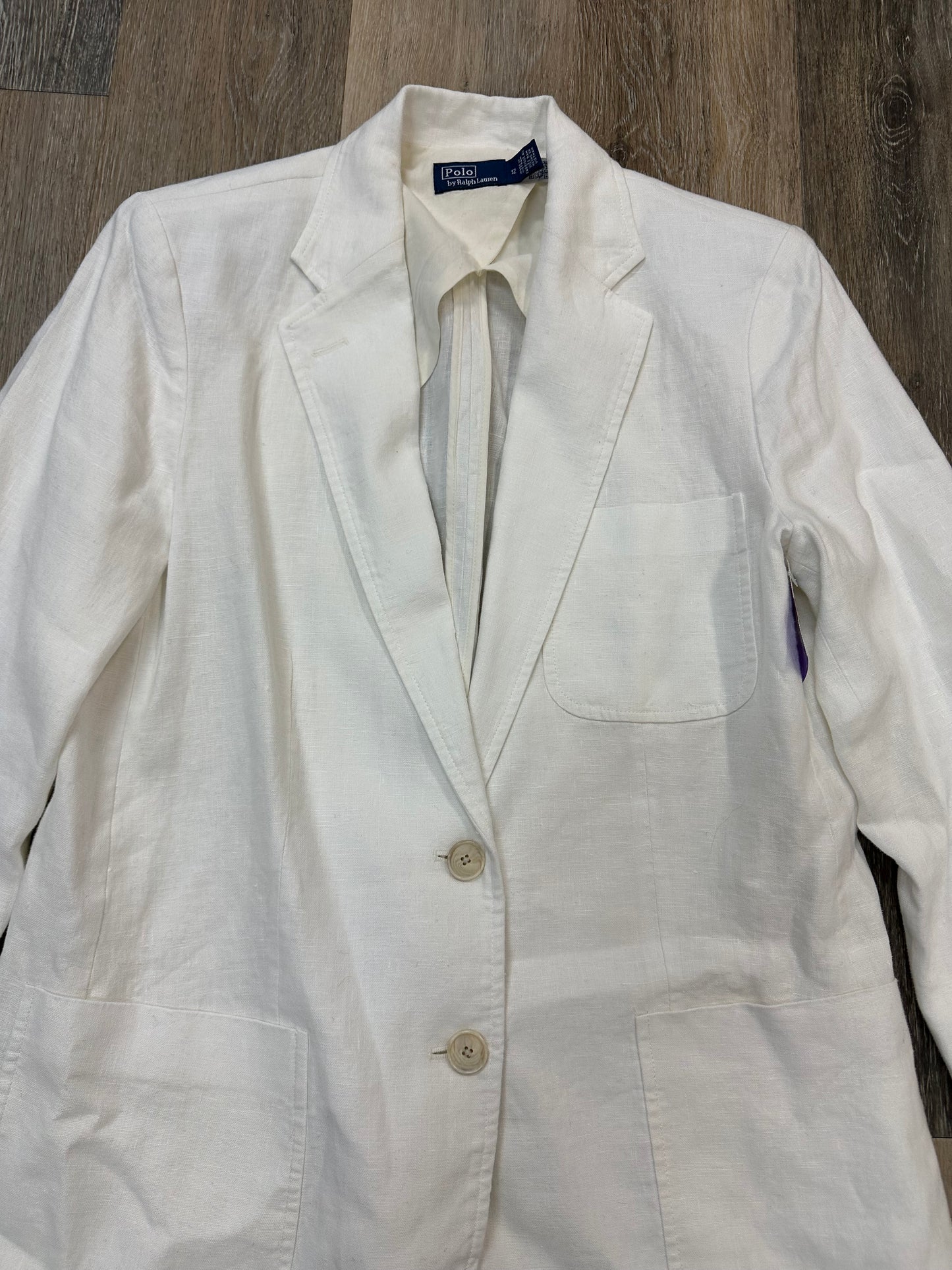 Blazer By Polo Ralph Lauren In White, Size: 12