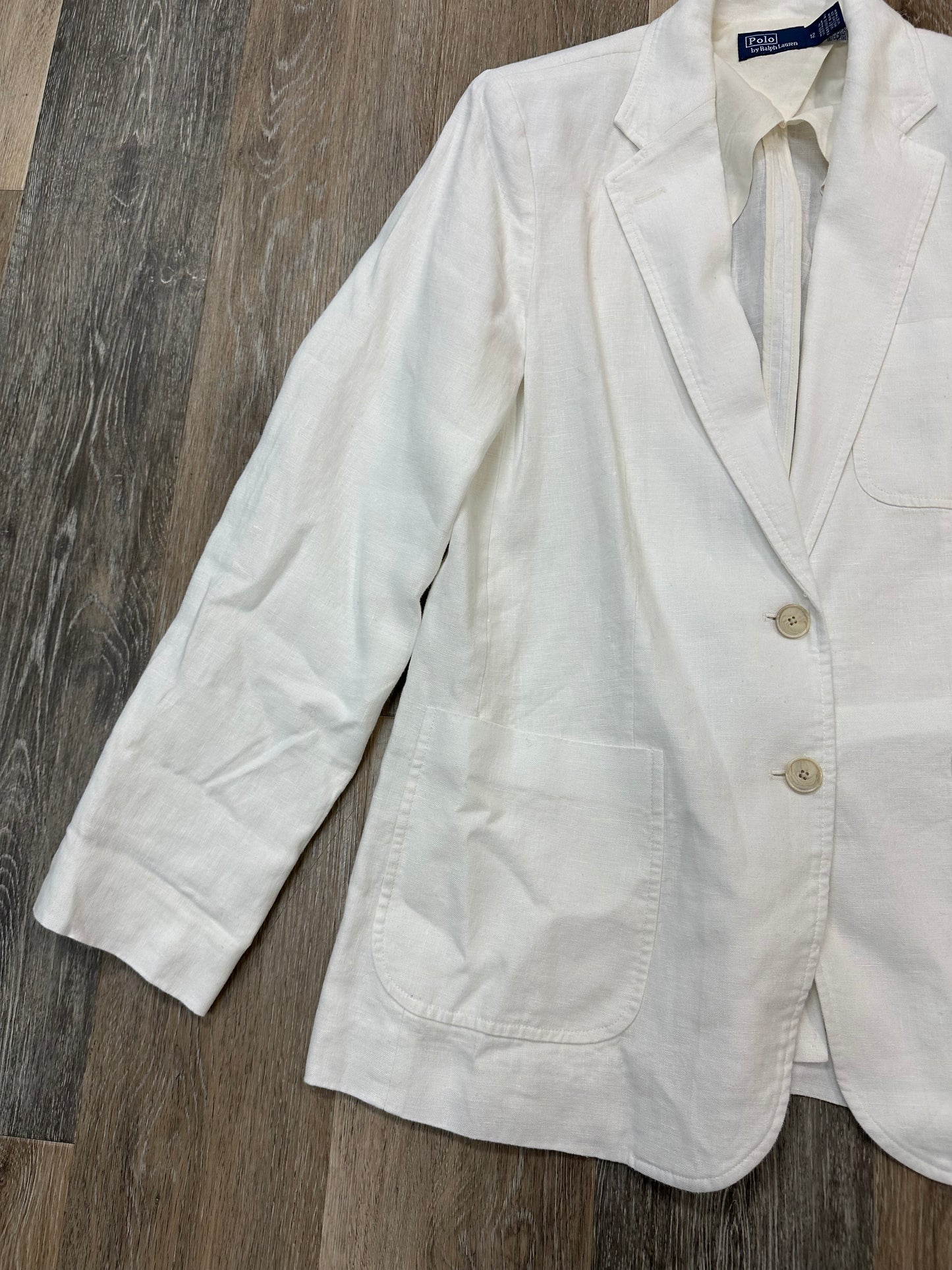 Blazer By Polo Ralph Lauren In White, Size: 12