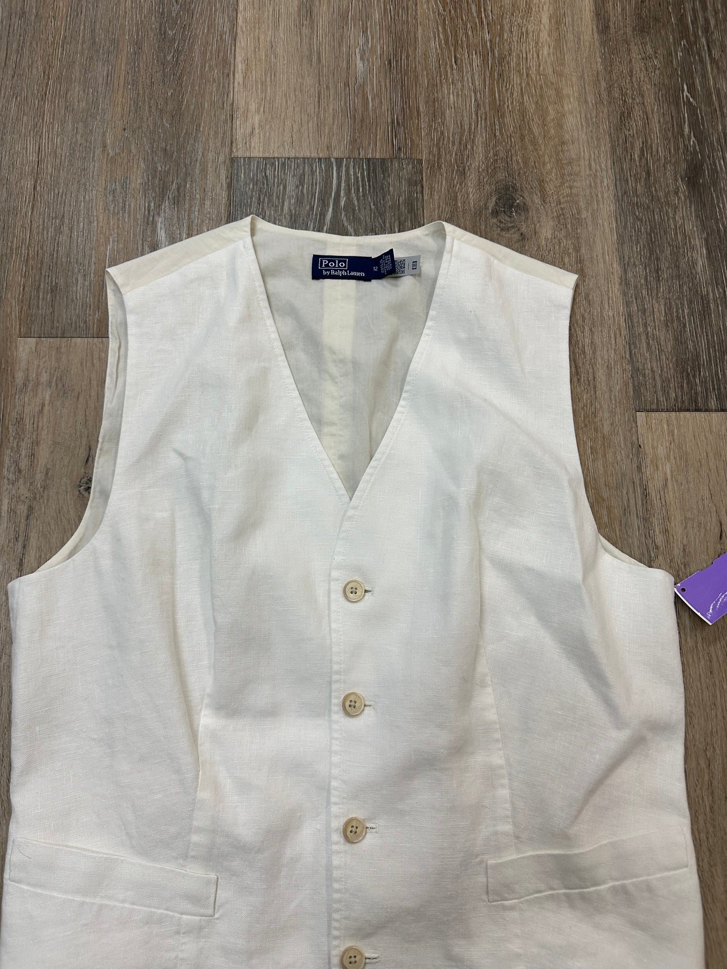 Vest Other By Polo Ralph Lauren In White, Size: 12