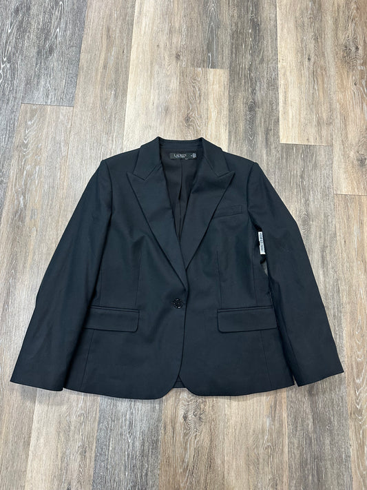 Blazer By Lauren By Ralph Lauren In Black, Size: 12