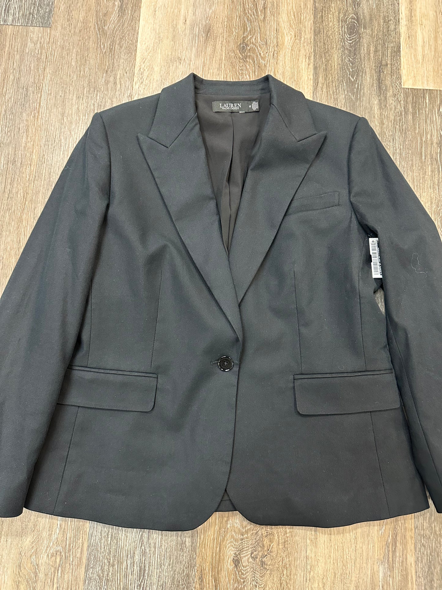 Blazer By Lauren By Ralph Lauren In Black, Size: 12