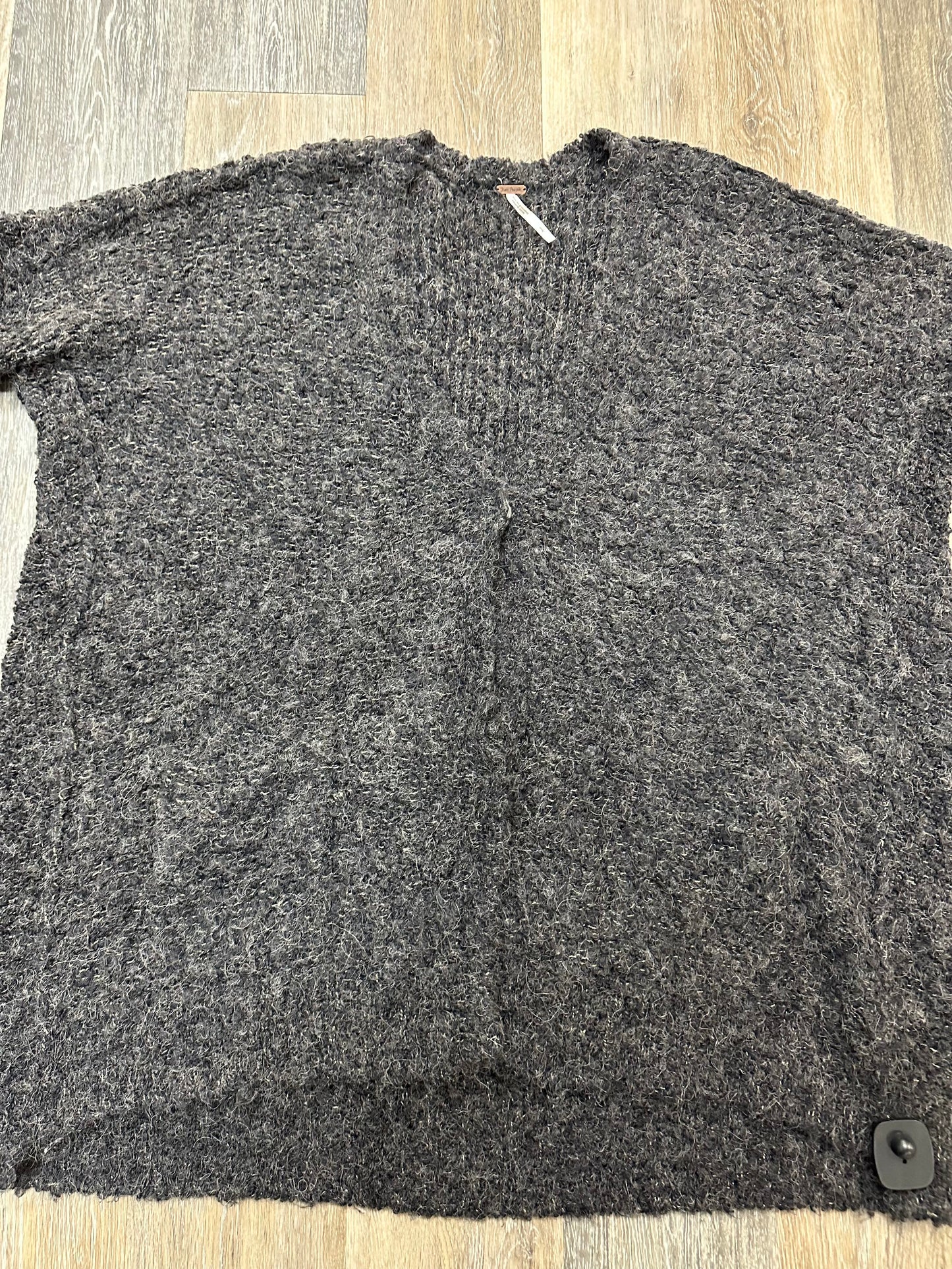 Sweater Cardigan By Free People In Grey, Size: S