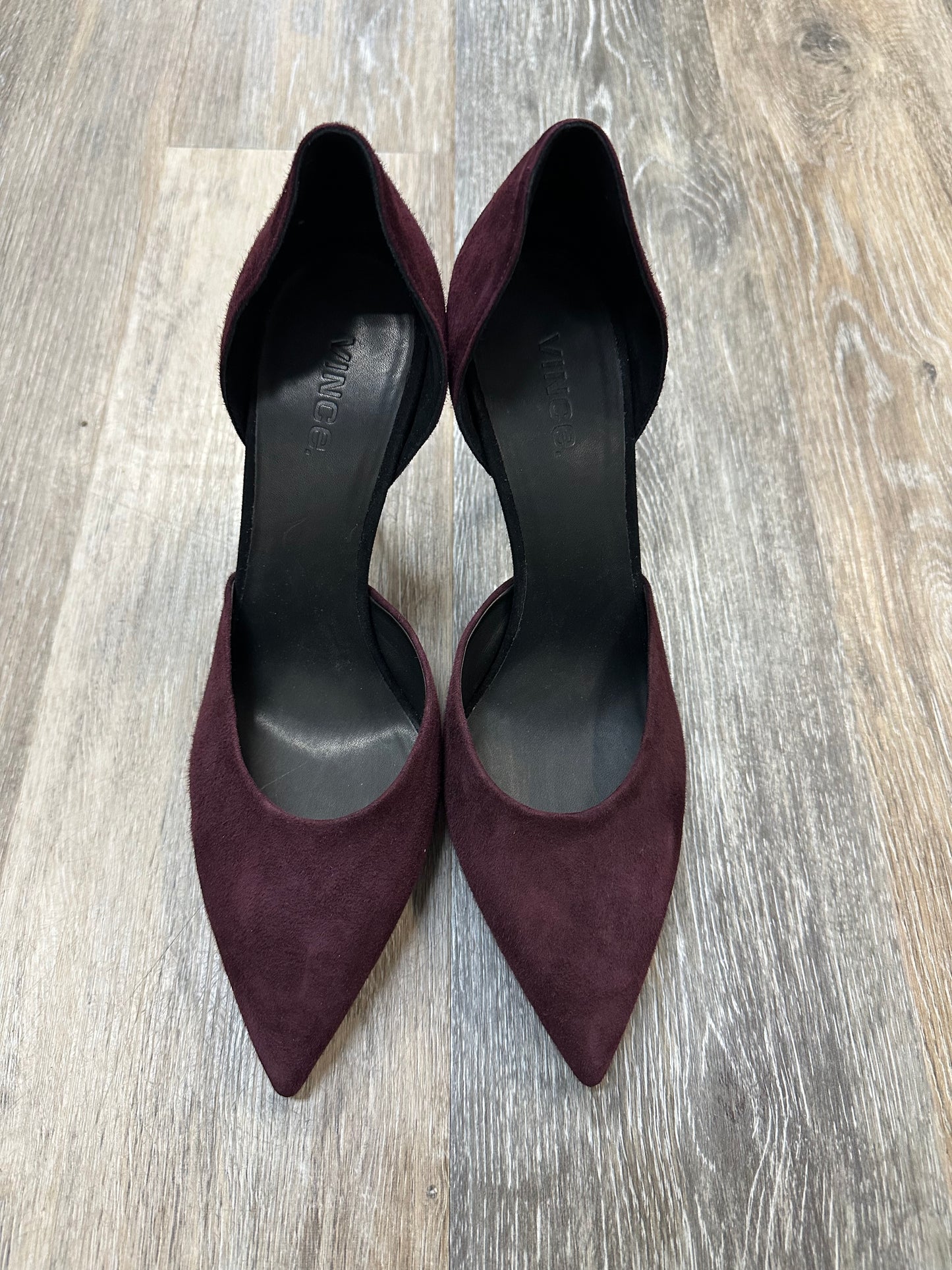 Shoes Heels Stiletto By Vince In Maroon, Size: 10