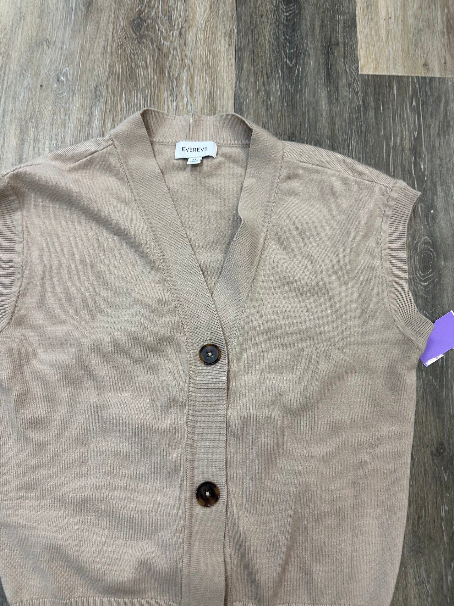Sweater Short Sleeve By Evereve In Beige, Size: Xs