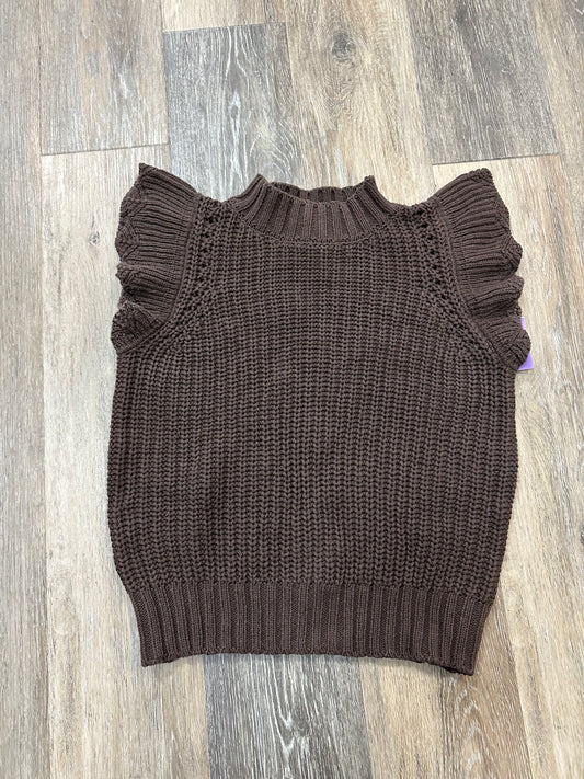 Top Sleeveless By Evereve In Brown, Size: Xs