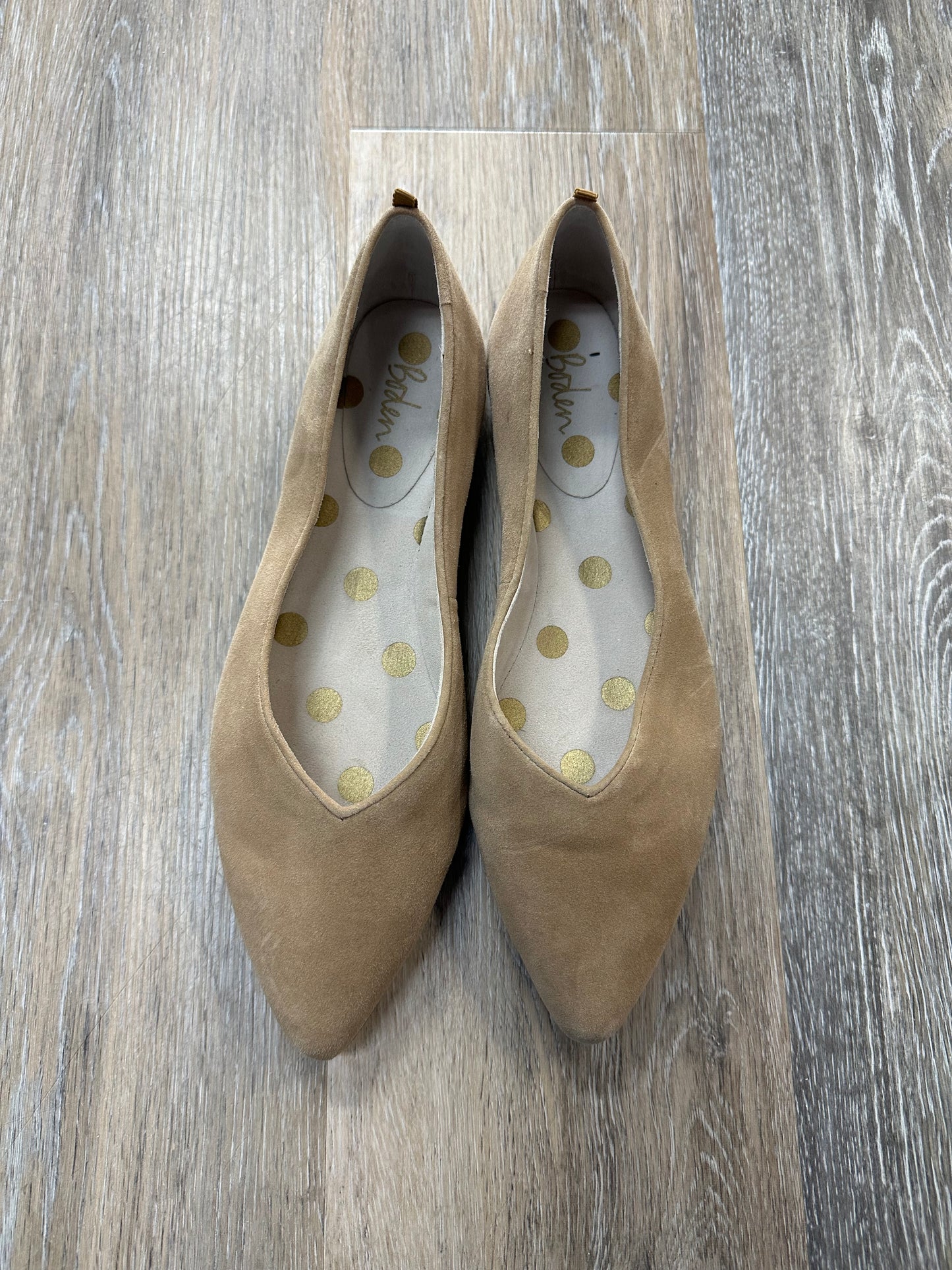 Shoes Flats By Boden In Tan, Size: 7.5