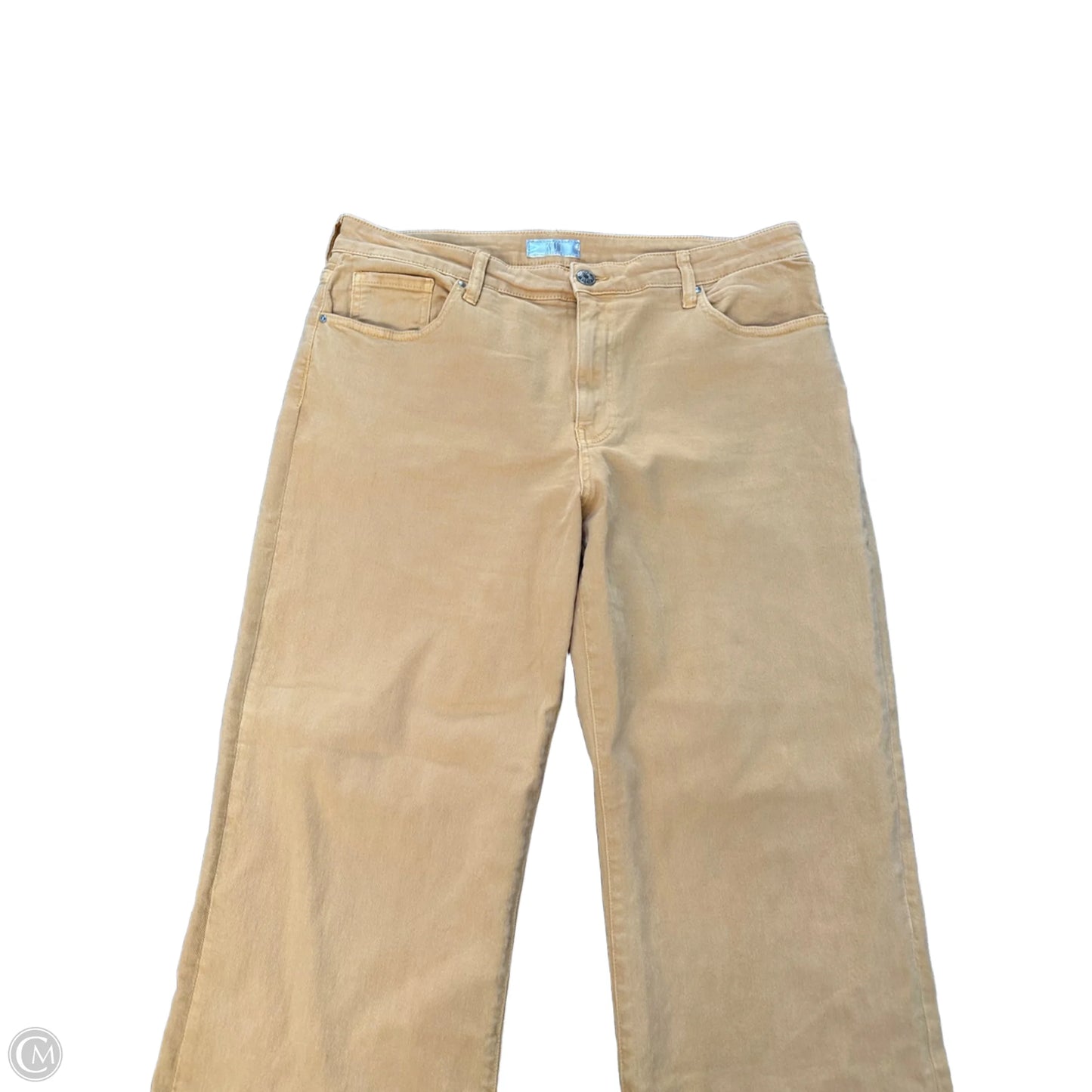 Jeans Wide Leg By Kut In Orange Denim, Size: 14