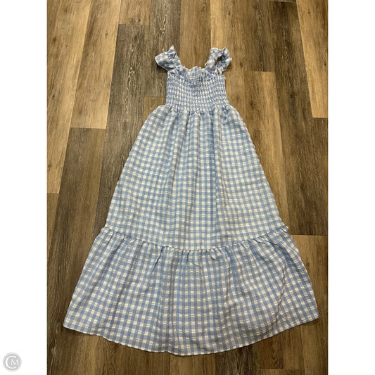 Dress Casual Maxi By Chouyatou In Blue & White, Size: Xs