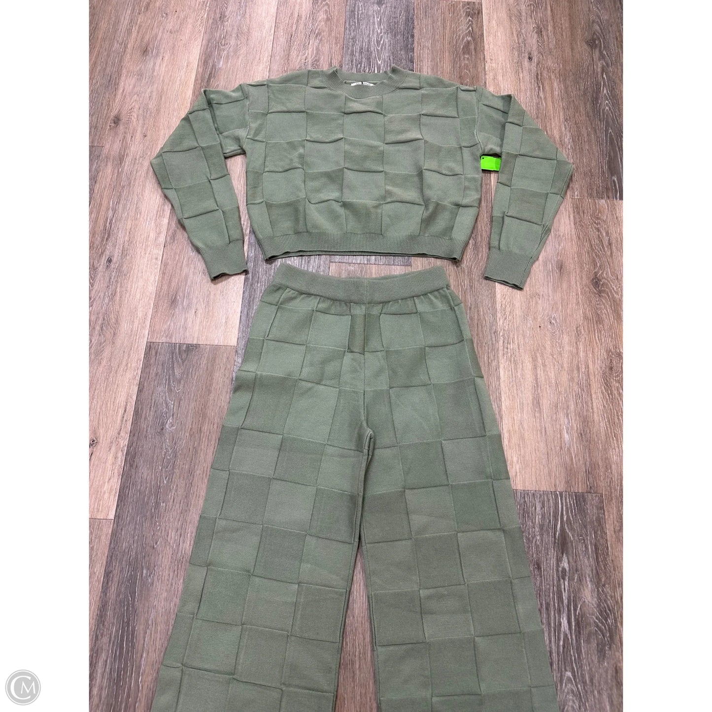 Sweater 2pc By Double Take In Green, Size: S