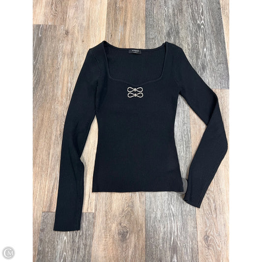 Top Long Sleeve By Workshop In Black, Size: M