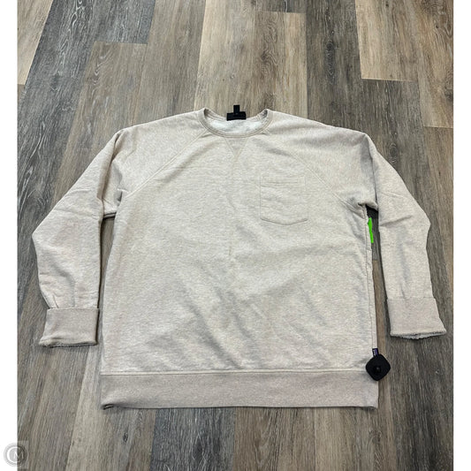Athletic Top Long Sleeve Crewneck By Patagonia In Beige, Size: L