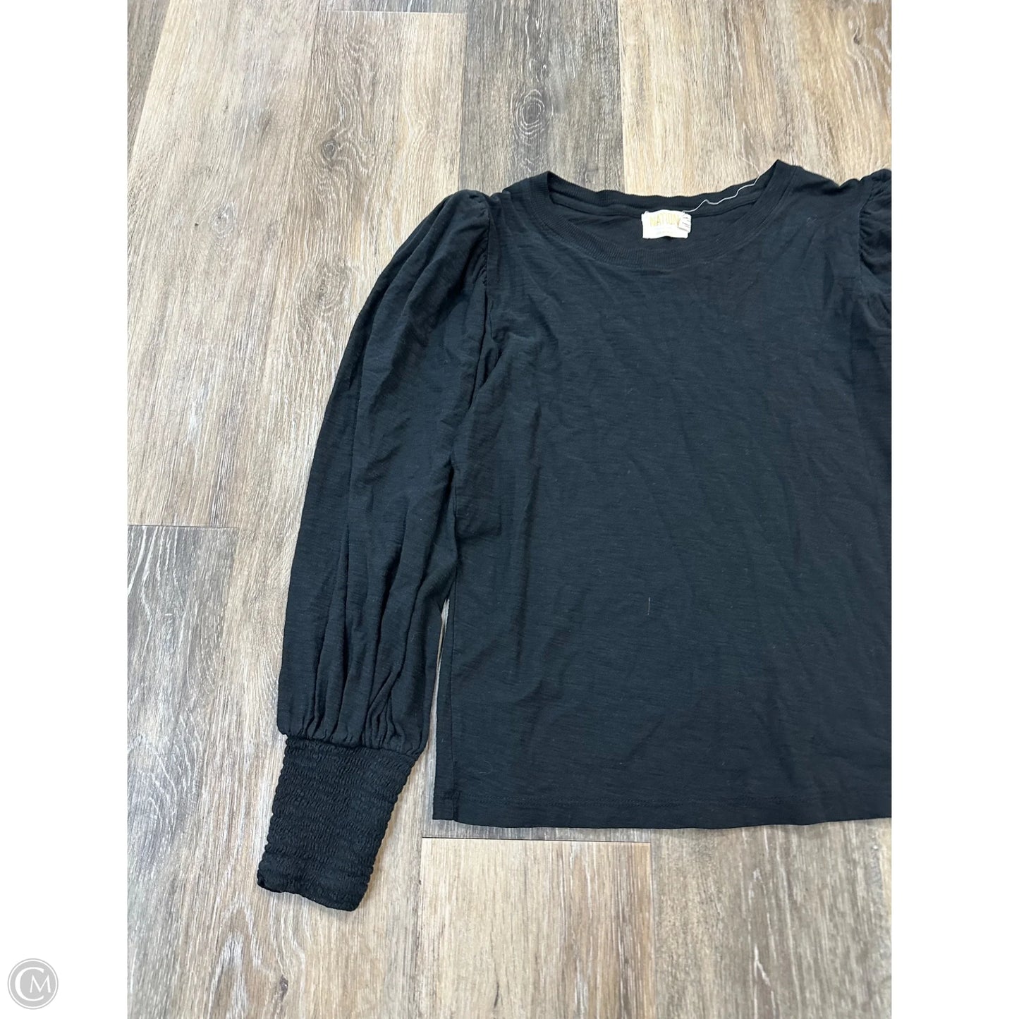 Top Long Sleeve By Nation Ltd In Black, Size: M