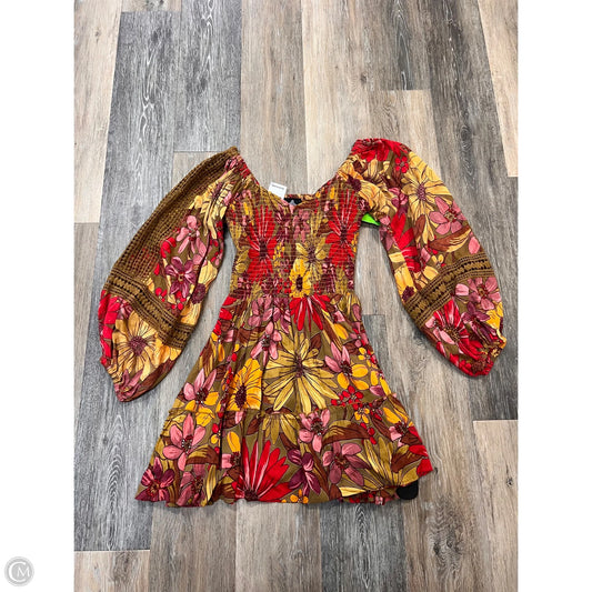 Dress Casual Short By Angie In Floral Print, Size: S