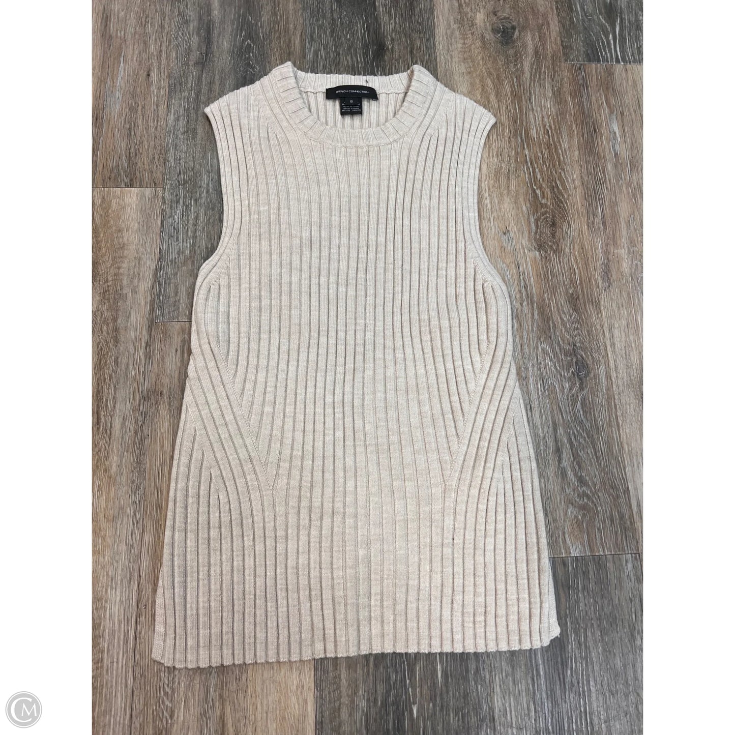 Tank Top By French Connection In Beige, Size: S