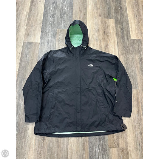 Jacket Windbreaker By The North Face In Black, Size: 3x