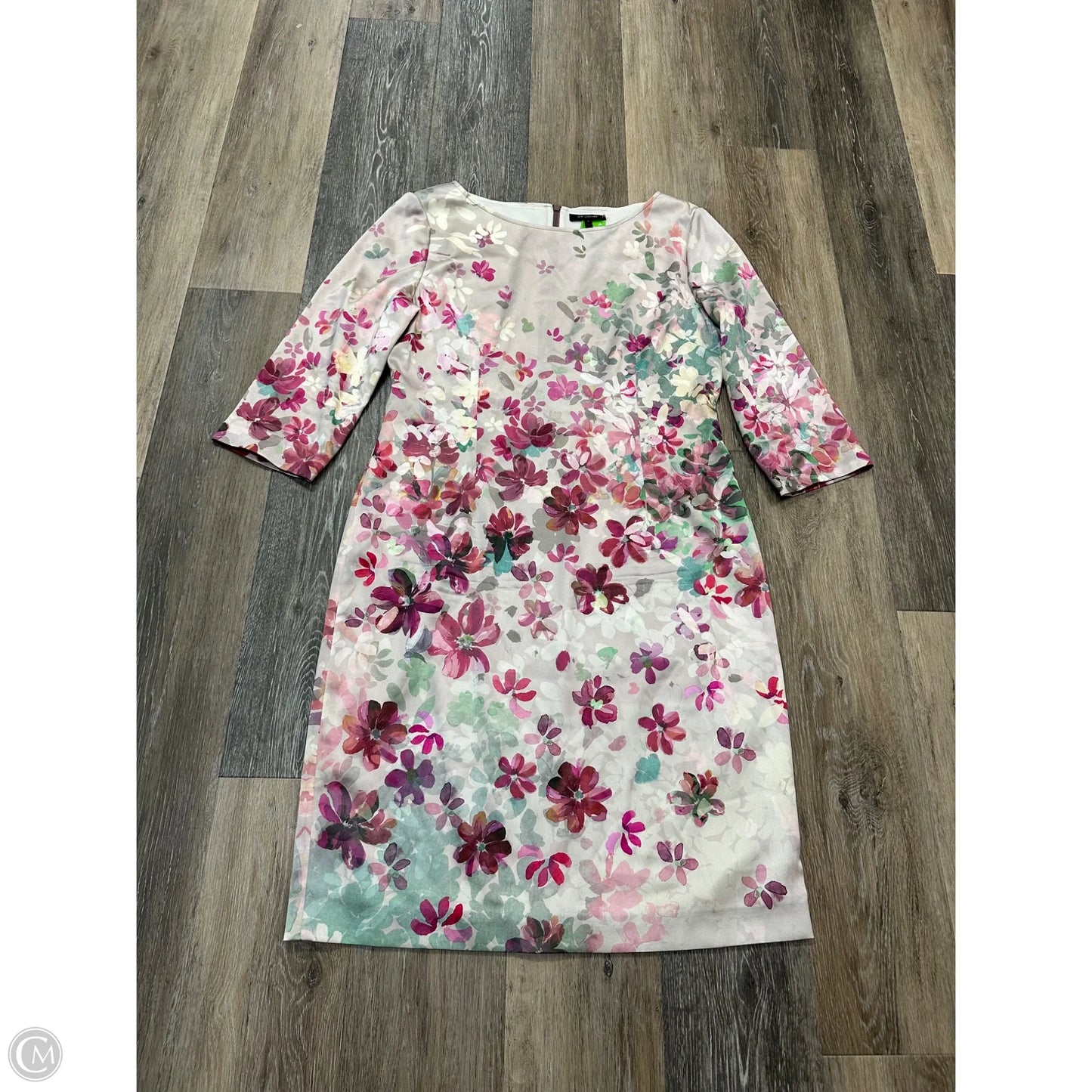 Dress Designer By St. John In Floral Print, Size: 10
