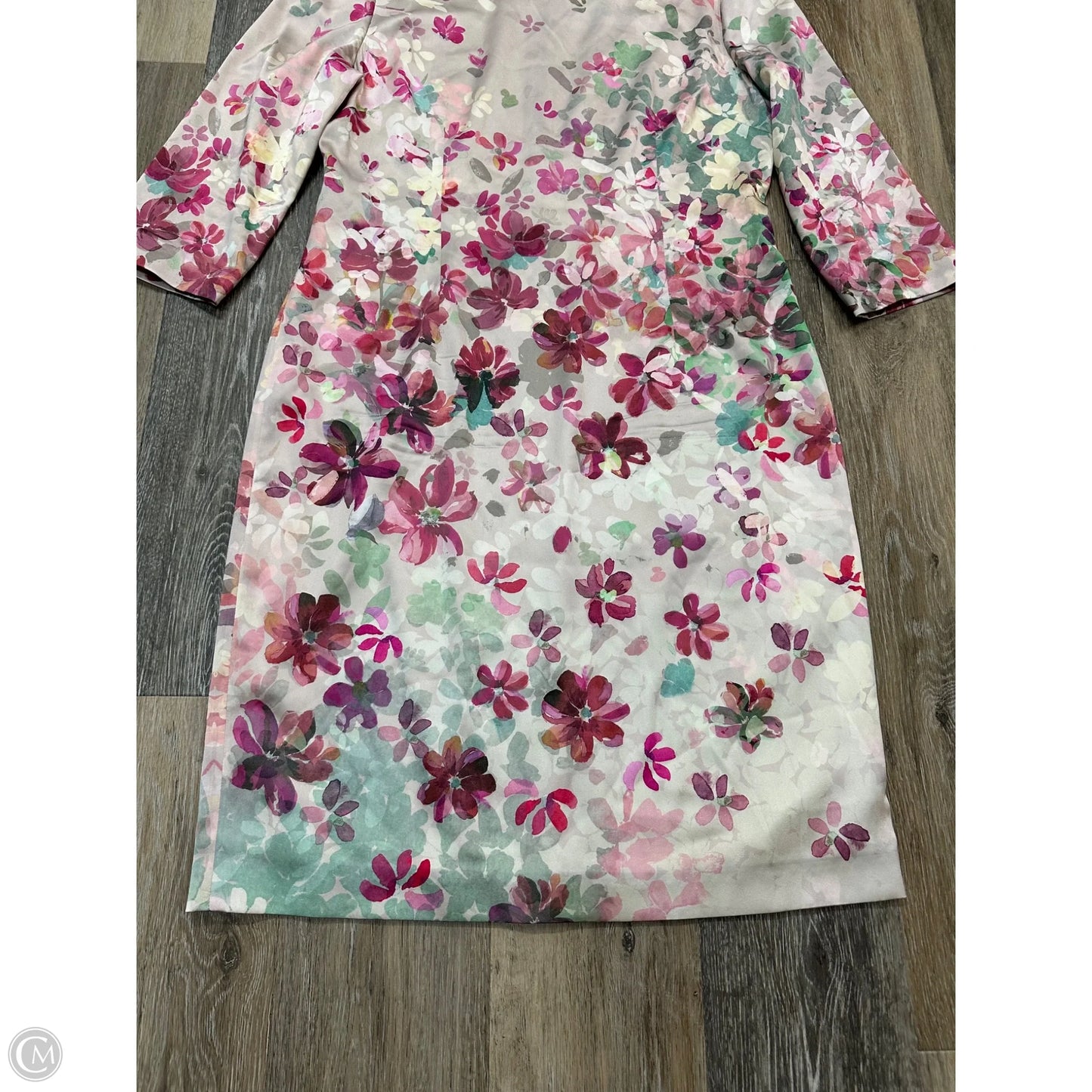 Dress Designer By St. John In Floral Print, Size: 10