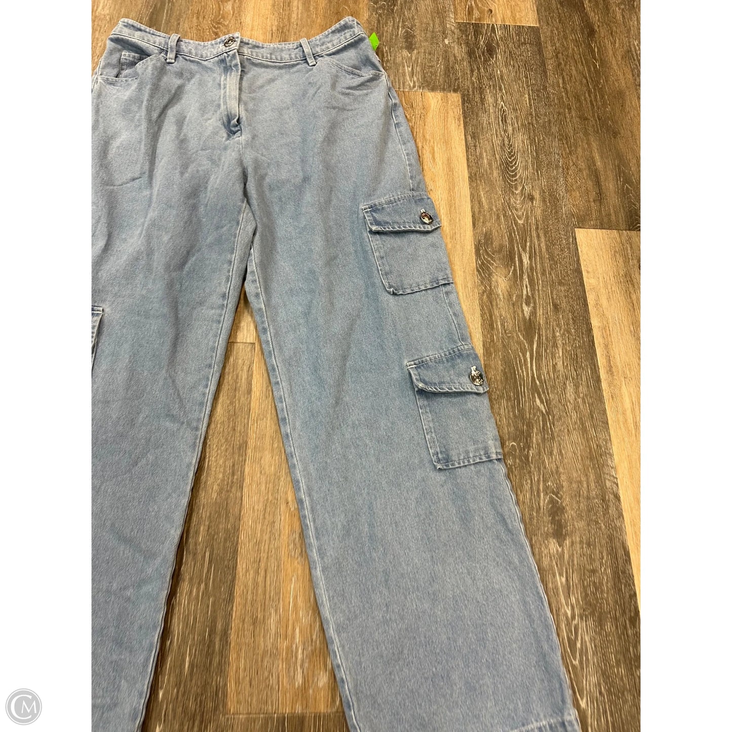 Jeans Wide Leg By Staud In Blue Denim, Size: 10