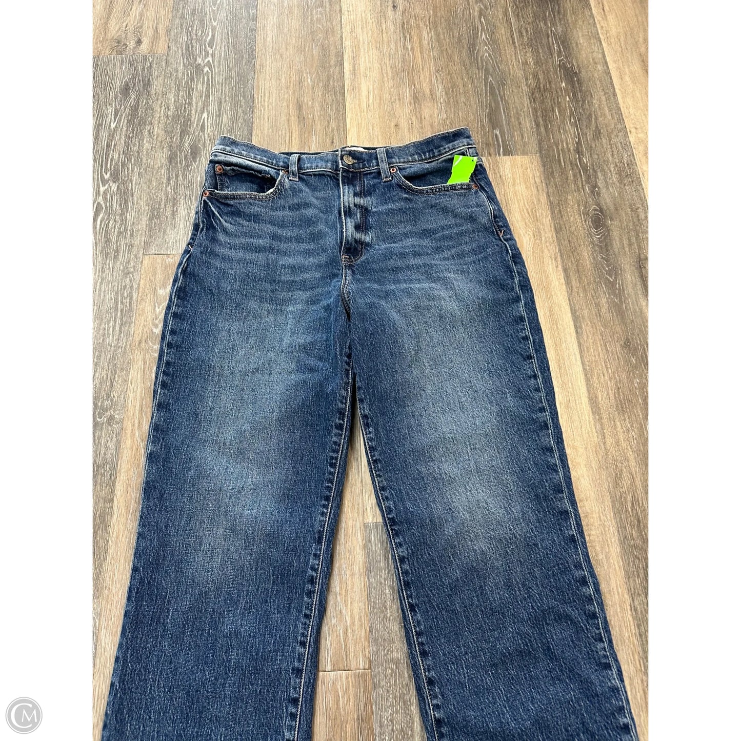 Jeans Straight By Daze In Blue Denim, Size: 10