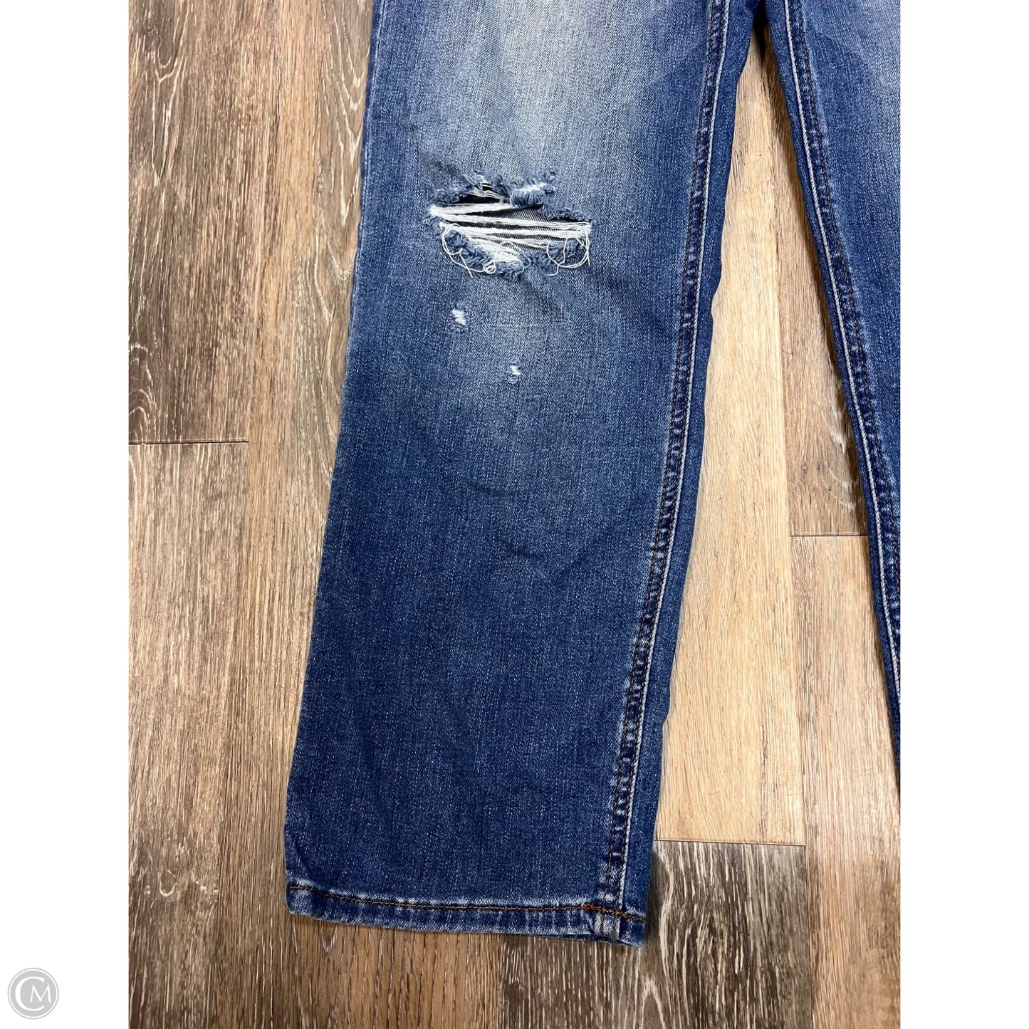 Jeans Straight By Kut In Blue Denim, Size: 8