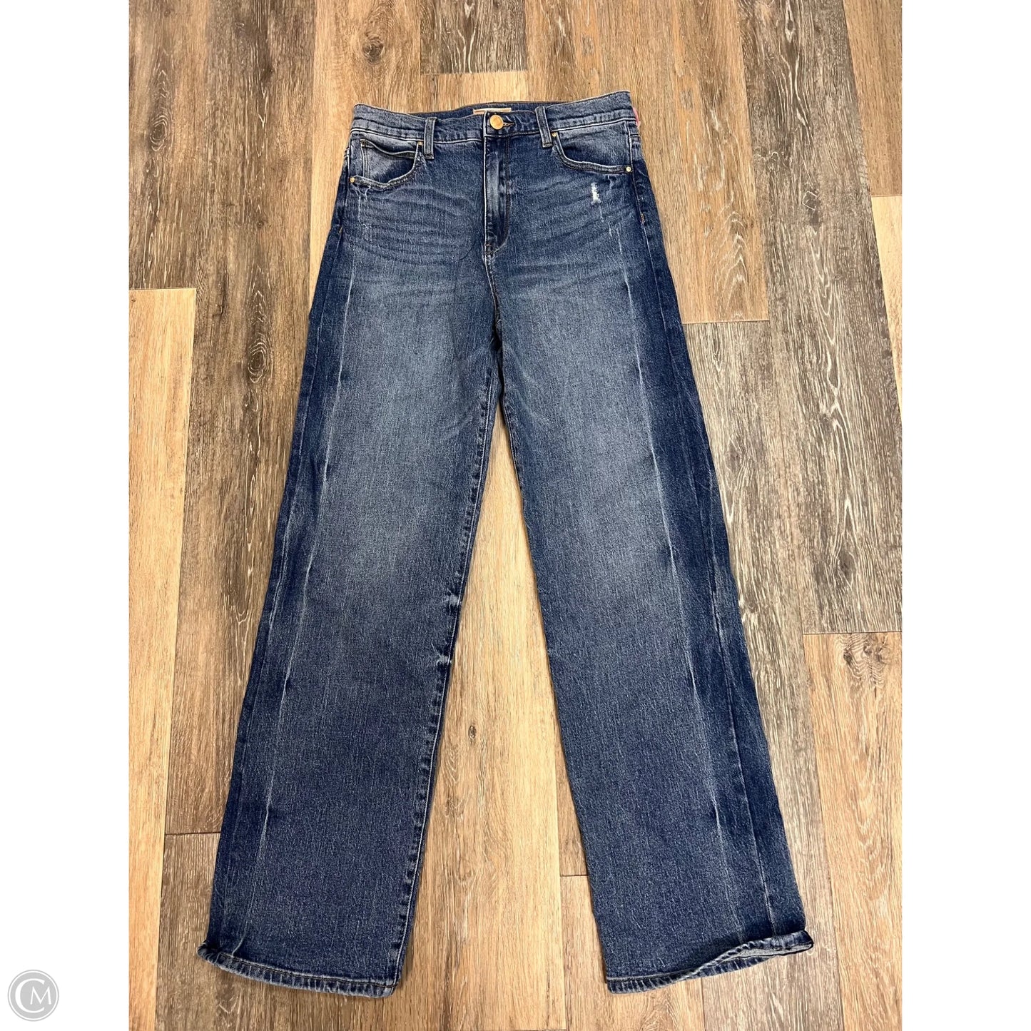 Jeans Wide Leg By Kut In Blue Denim, Size: 8