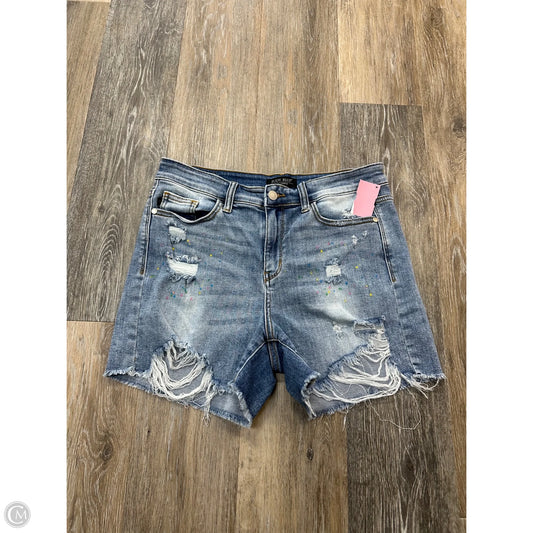 Shorts By Judy Blue In Blue Denim, Size: M